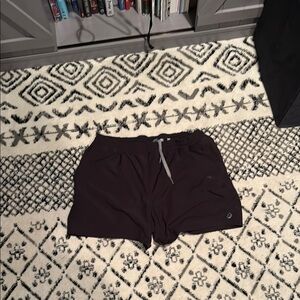 Lined Mens Black Shorts